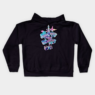 Saturday Night's Alright For Fighting - Inverted Kids Hoodie